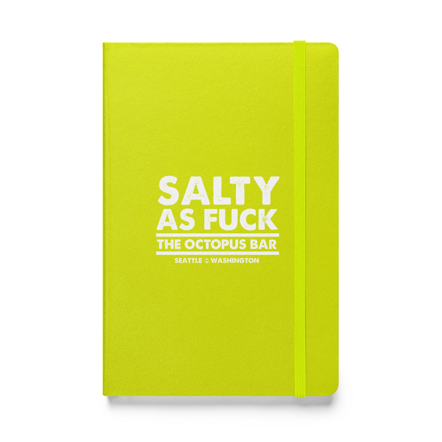 salty as fuck hardcover bound notebook