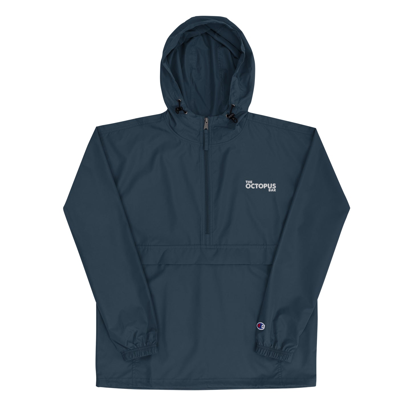 embroidered champion packable jacket