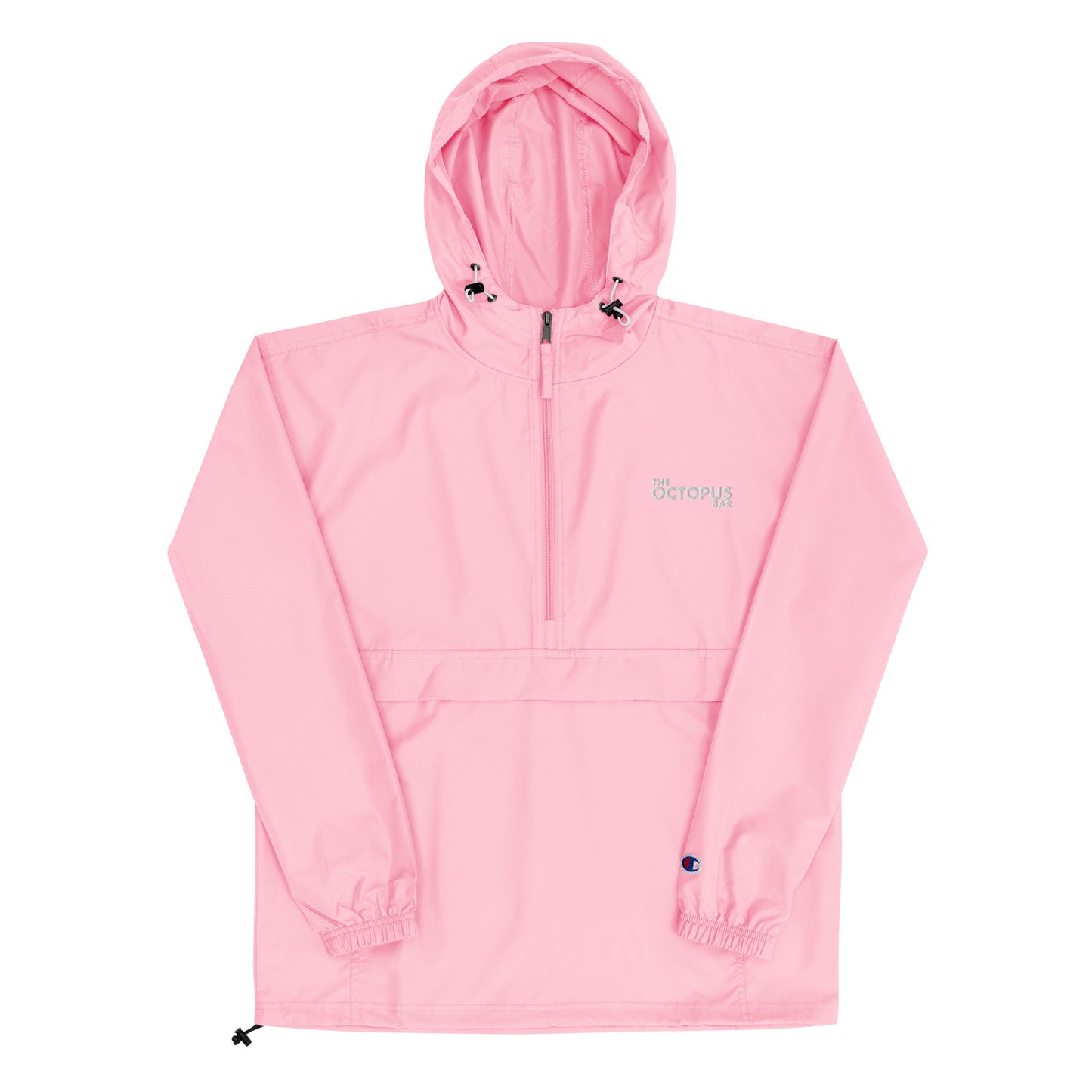 embroidered champion packable jacket