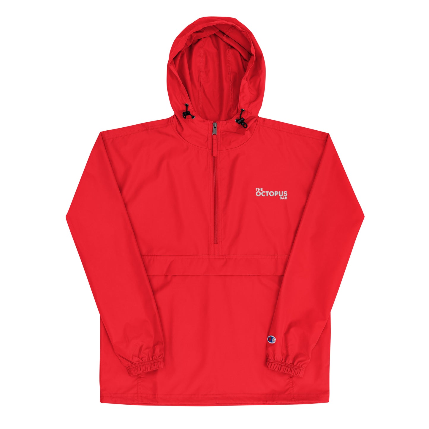 embroidered champion packable jacket