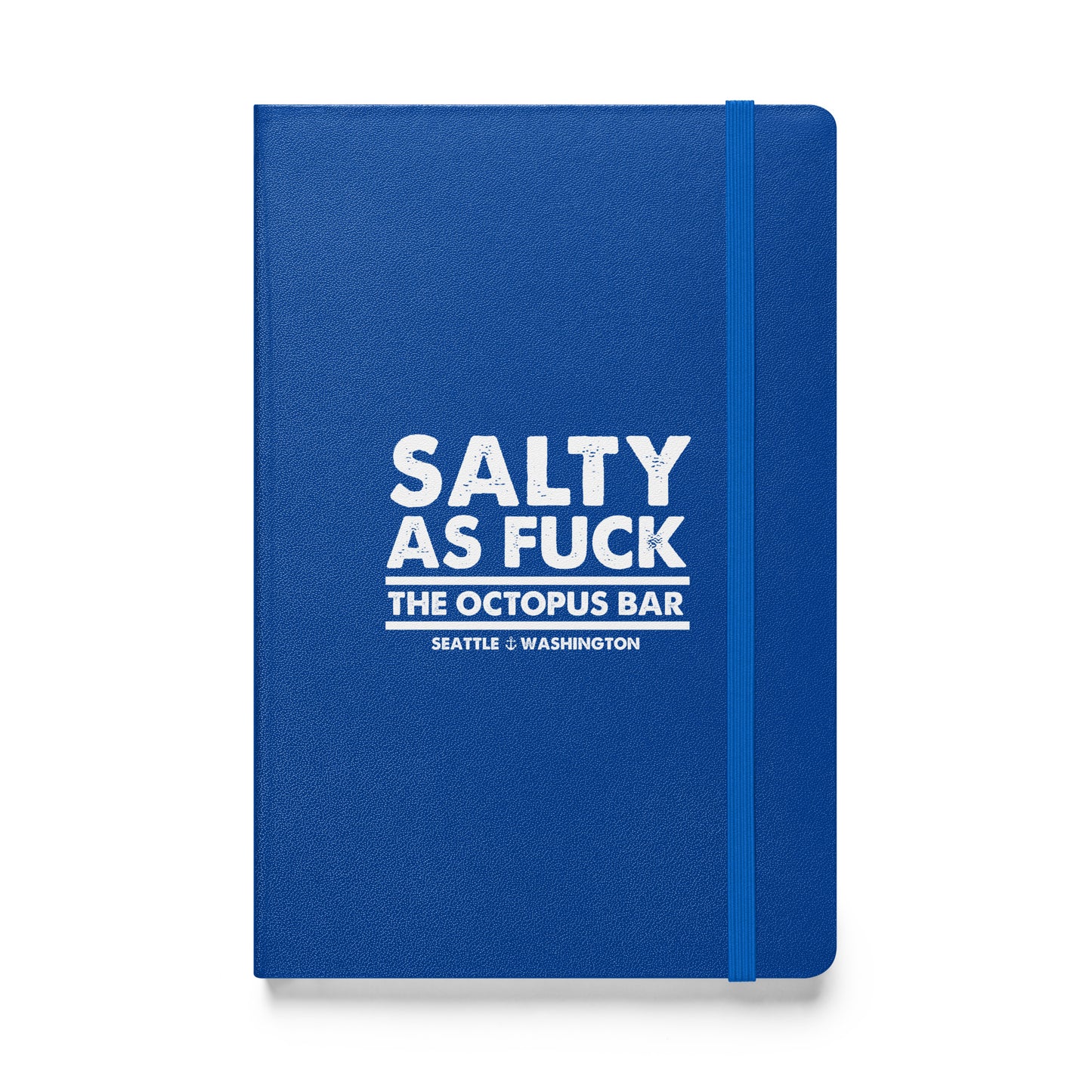 salty as fuck hardcover bound notebook