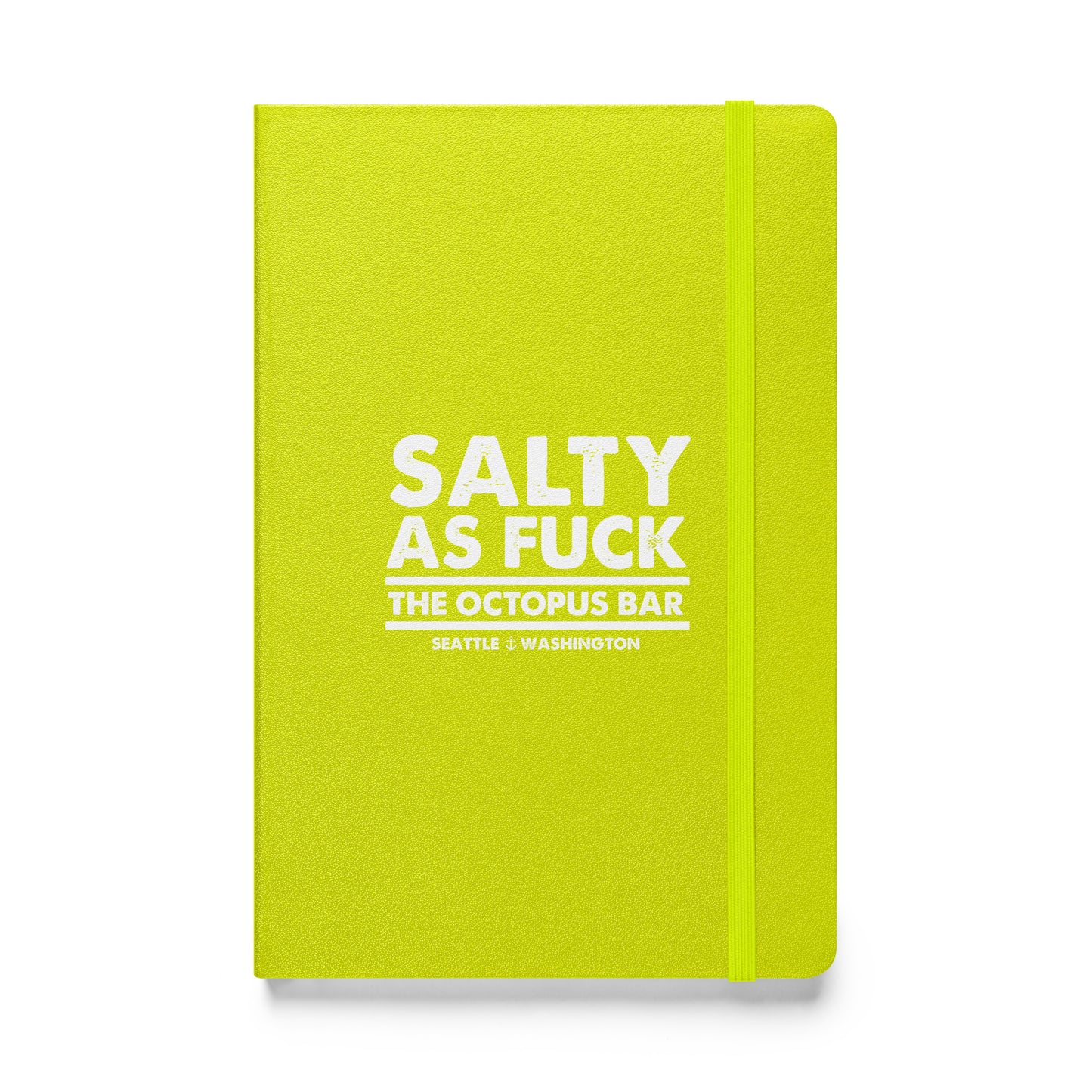 salty as fuck hardcover bound notebook