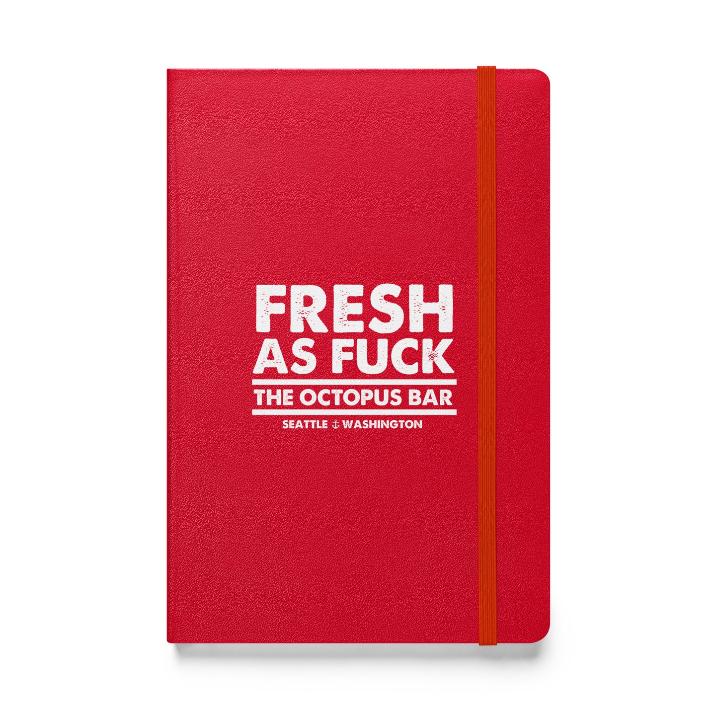 fresh as fuck hardcover bound notebook
