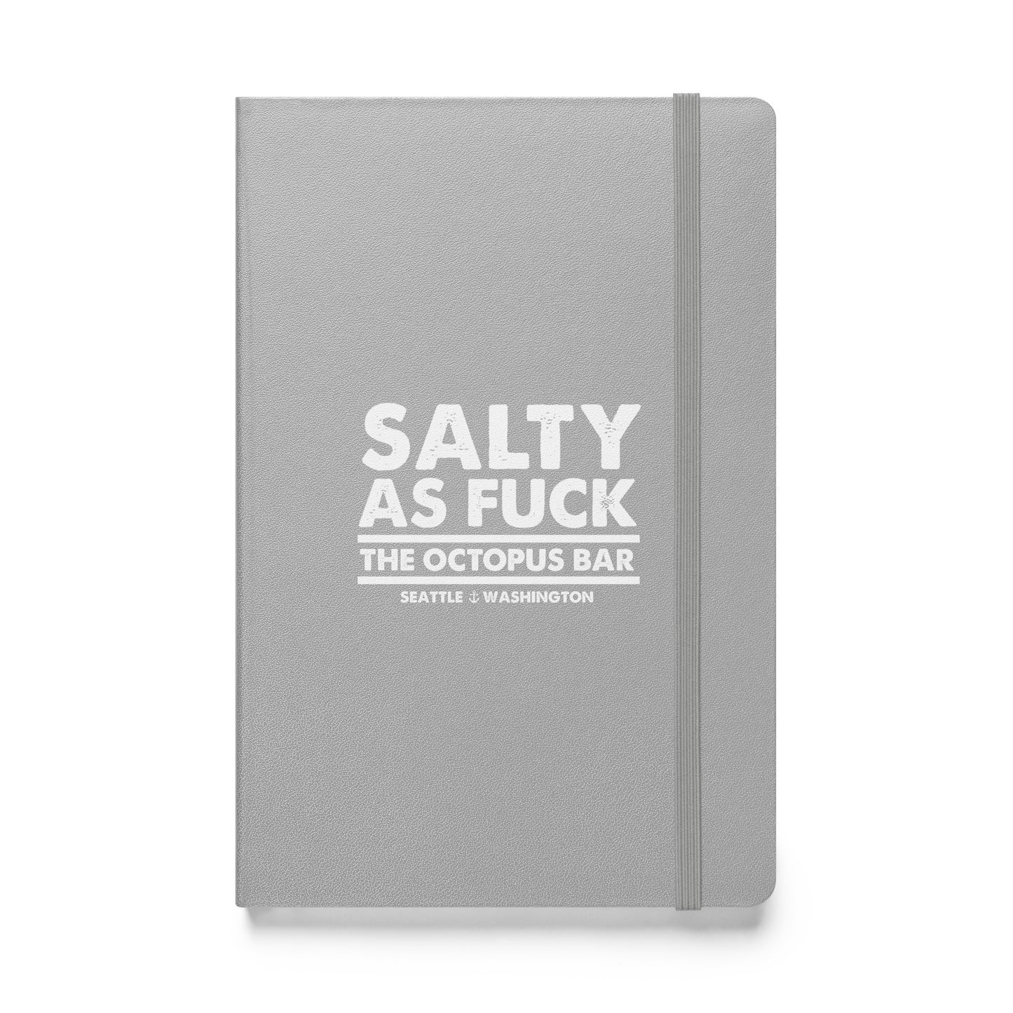 salty as fuck hardcover bound notebook