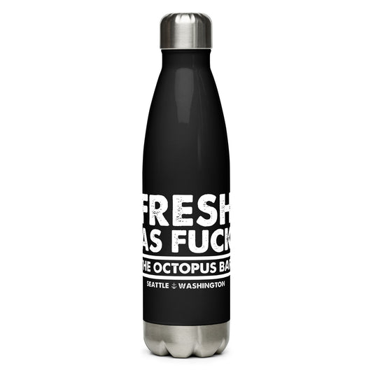 fresh as fuck water bottle