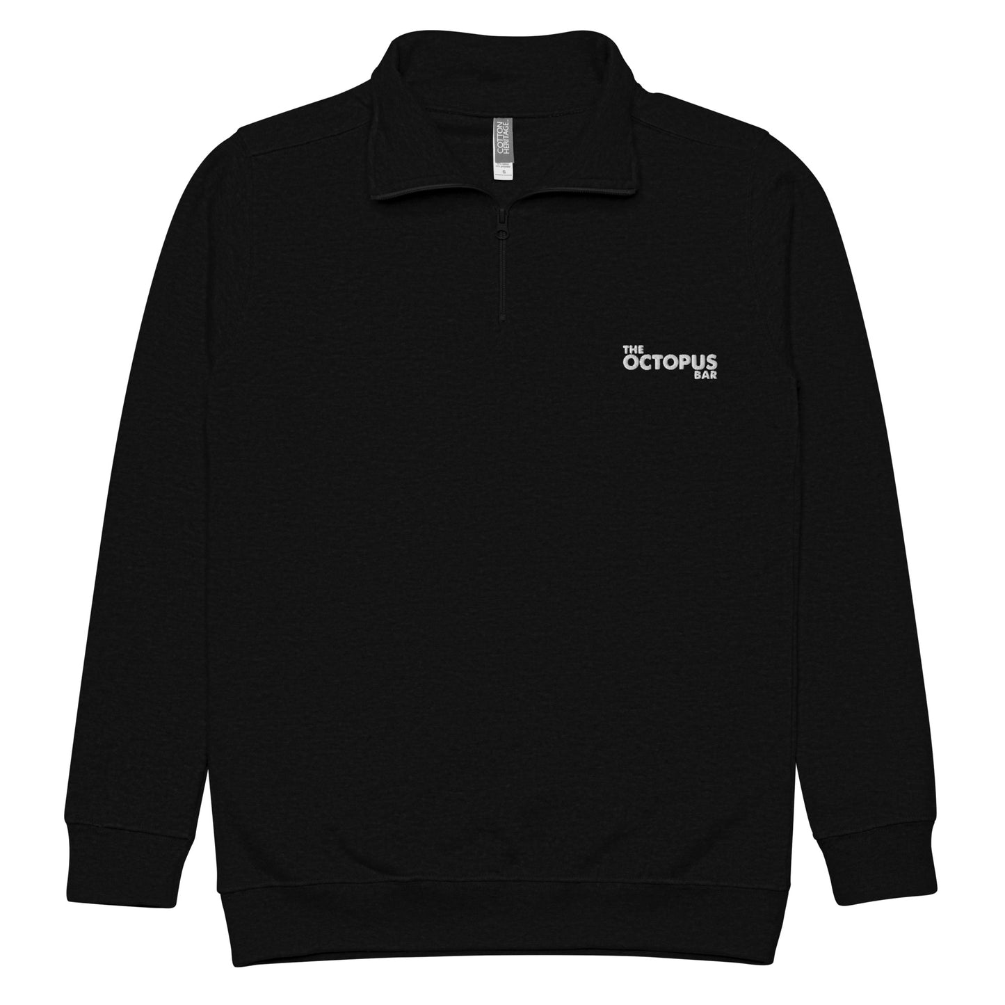 fresh as fuck embroidered fleece pullover