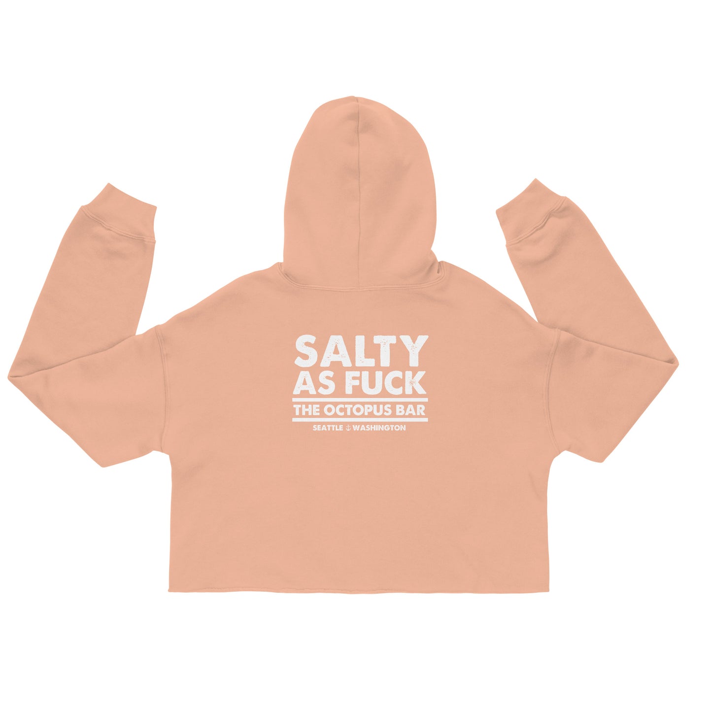 salty as fuck crop hoodie